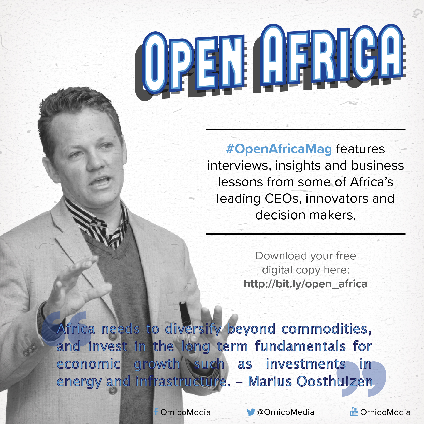 Marius Oosthuizen on #OpenAfrcaMag