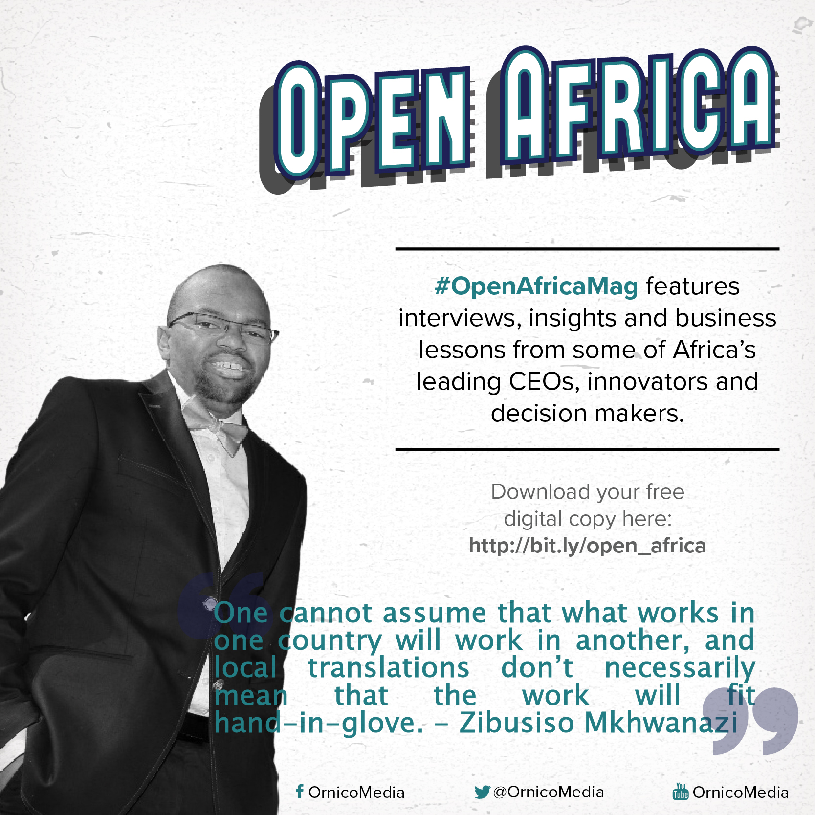 Zibusiso Mkhwanazi on #OpenAfricaMag